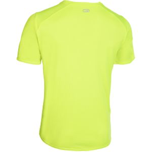 Atletiek t-shirt heren club fluogeel