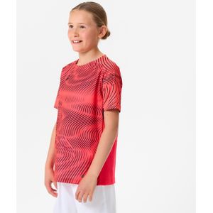 Voetbalshirt kind club wavy roze/zwart