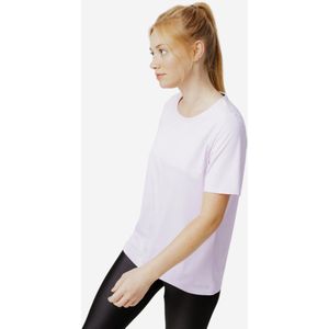 Ademend hardloop t-shirt voor dames dry+ breath zachtpaars