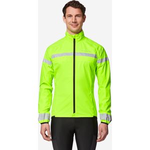 Fietsregenjack met lange mouwen voor heren rc120 zichtbaar en11353