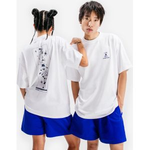 T-shirt uppercute met print wit