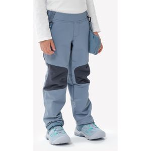Softshell wandelbroek mh900 voor kinderen blauw