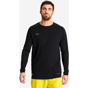 Voetbalshirt viralto club lange mouwen zwart