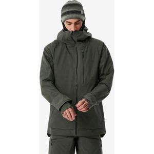 Warme en ademende ski-jas voor heren fr 500 donkergroen