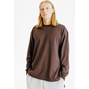 Shirt met lange mouwen elementals voor heren bruin
