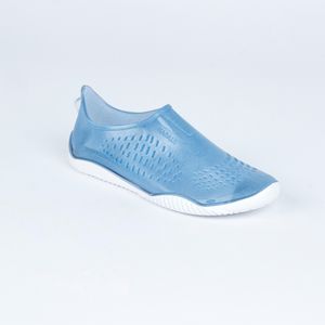 Waterschoenen voor aquabike of aquagym fitshoe jeansblauw