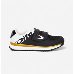 Hockeyschoenen voor kinderen laag intensief fix and go wit zwart