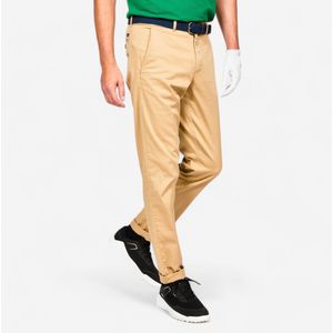 Golfbroek mw500 voor heren beige
