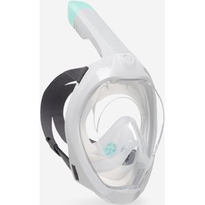 Snorkelmasker voor volwassenen easybreath 2024 met tas grijs