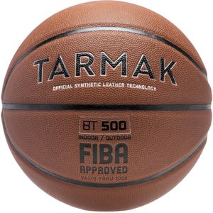 Basketbal bt500 maat 7 fiba bruin