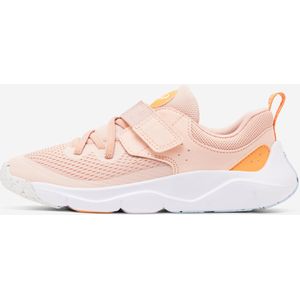 Lichte kindersneakers met klittenband en elastische veters playful fast