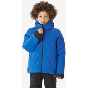 Warme en waterdichte gewatteerde ski-jas kinderen 500 warm 6-14 jaar blauw