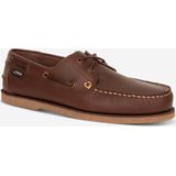 Leren bootschoenen voor heren sailing 500 bruin
