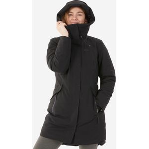 Waterdichte wandelparka nh500 voor dames zwart