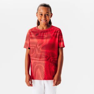 Voetbalshirt kind club wavy rood/zwart