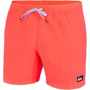 Korte boardshort voor heren volley koraalrood