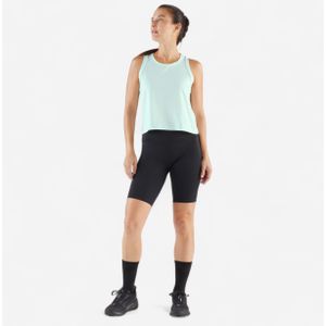 Korte en ademende hardlooptop voor dames run 500