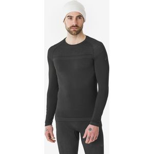 Naadloos thermoshirt bl500 voor heren zwart