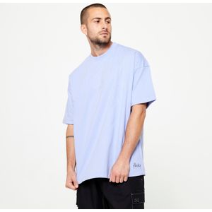 Wijd skate-t-shirt ts500 indigo pastel damestoy signature collectie