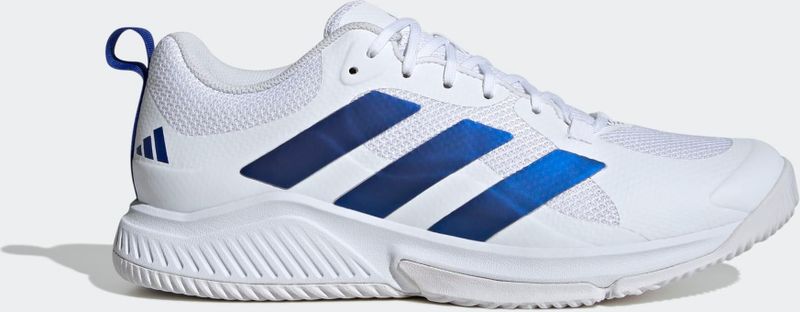 adidas - Court Team Bounce 2.0 - Tennisschoenen - ftwr White/Team Royal Blue - Bovenwerk van Mesh
