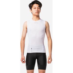 Wielren ondershirt roadc 500 sm wit voor de zomer of indoor