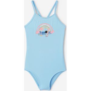 Badpak voor surfen meisjes hanalei lichtblauw