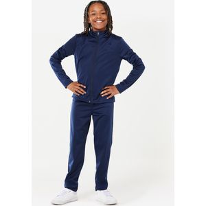 Trainingspak voor kinderen gym'y synthetisch ademend marineblauw