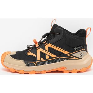 Waterdichte halfhoge wandelschoenen crossrock voor kinderen oranje