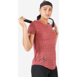 Tennisshirt voor dames ultralight 900 roze