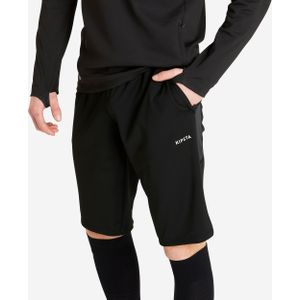 Lang voetbalbroekje met ritszakken viralto club zwart/grijs