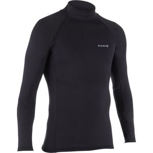 Thermisch uv-shirt met lange mouwen heren 900 zwart