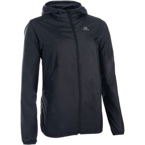 Windjack voor atletiek dames club zwart