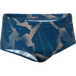 Zwembroek 900 slip all ice blauw/oranje