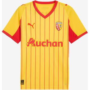 RC Lens - Thuisshirt - Rood - Dubbelzijdig Jacquard - Korte Mouwen