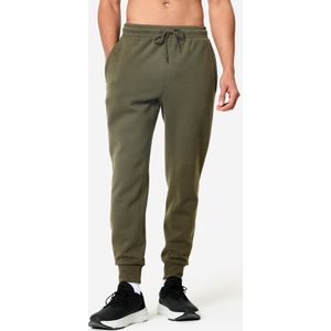 Fitnessbroek voor heren kakigroen