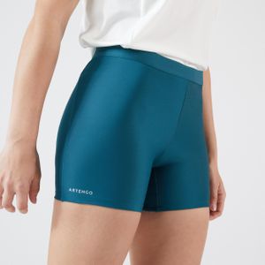 Korte tennisshort voor dames dry 900 turquoise