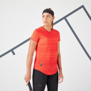 Tennisshirt voor dames ultralight 900 rood