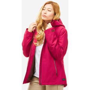 Waterdichte 3-in-1 jas voor dames - travel 500 - tot -8°c - rood