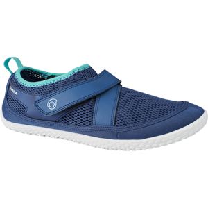 Waterschoenen met klittenband volwassenen aquashoes 500 turquoise