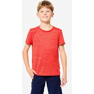 Ademend t-shirt voor kinderen 500 rood