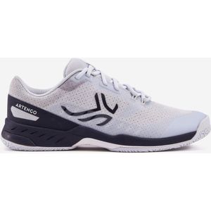 Tennisschoenen voor heren fast multicourt lichtgrijs/blauw