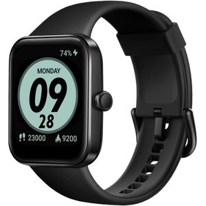 Multisport-smartwatch met hartslagmeting cw500 m zwart