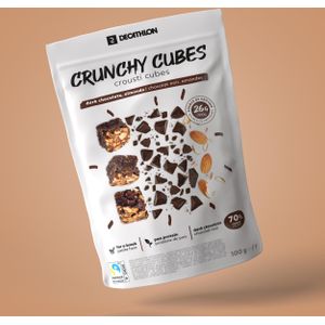 Eiwitrijke tussendoortjes crunchy cubes chocolade 100 g