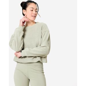 Sweater cocoon dames groen