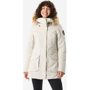 Waterdichte wandelparka nh900 voor dames beige