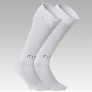 Voetbalsokken / voetbalkousen kind essential wit