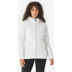 Damesdonsjas voor bergtrekking met capuchon mt500 -10°c
