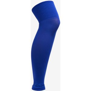Voetbalsokken zonder voet heren / dames blauw
