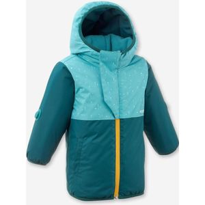 Ski-jas voor peuters 500 warm lugiklip turquoise