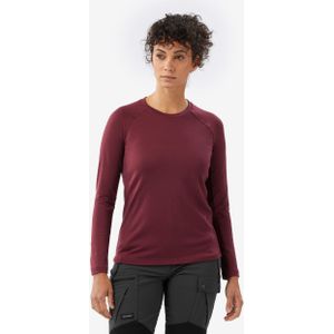 Merino shirt voor dames merino resist bordeaux